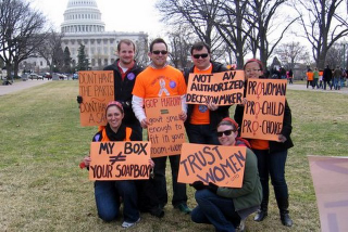 Illustration for article titled Pro Choice Walk Brings Out Voices For Women's Rights, Hilarious Signs